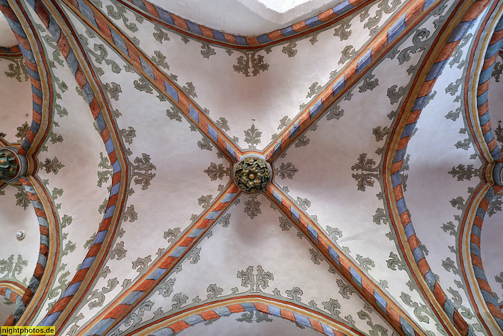 Lübeck Maria-Magdalenen-Kloster. Burgkloster des Dominikanerorden 1227-1531. Kapitelsaal mit Kreuzrippengewoelbe