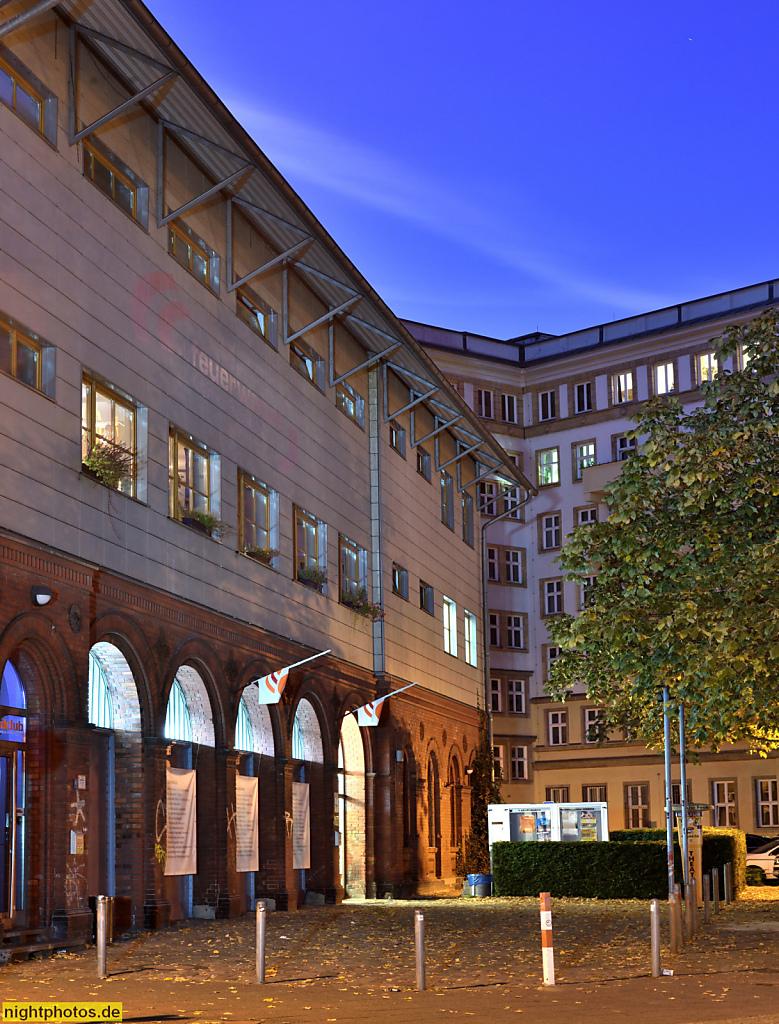 Berlin Friedrichshain Alte Feuerwache seit 1998 Kulturhaus mit Theater erbaut nach Plänen von Hermann Blankenstein