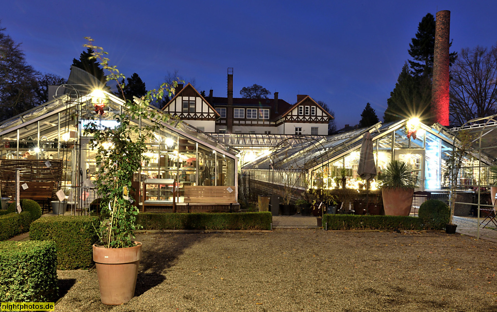 Berlin Dahlem Königliche Gartenakademie. Gewächshäuser der ehemaligen Königlichen Gärtnerlehranstalt eröffnet 1903