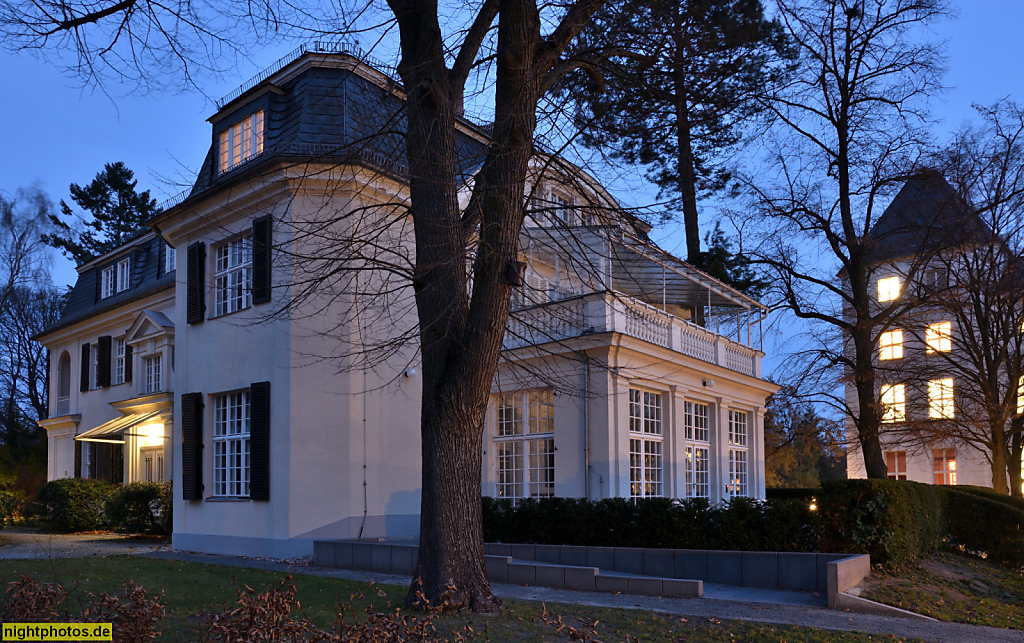 Berlin Dahlem Fritz-Haber-Institut Haber-Villa erbaut 1912 von Ernst von Ihne als Direktorenwohnhaus des Kaiser-Wilhelm-Institut für Physikalische und Elektro-Chemie