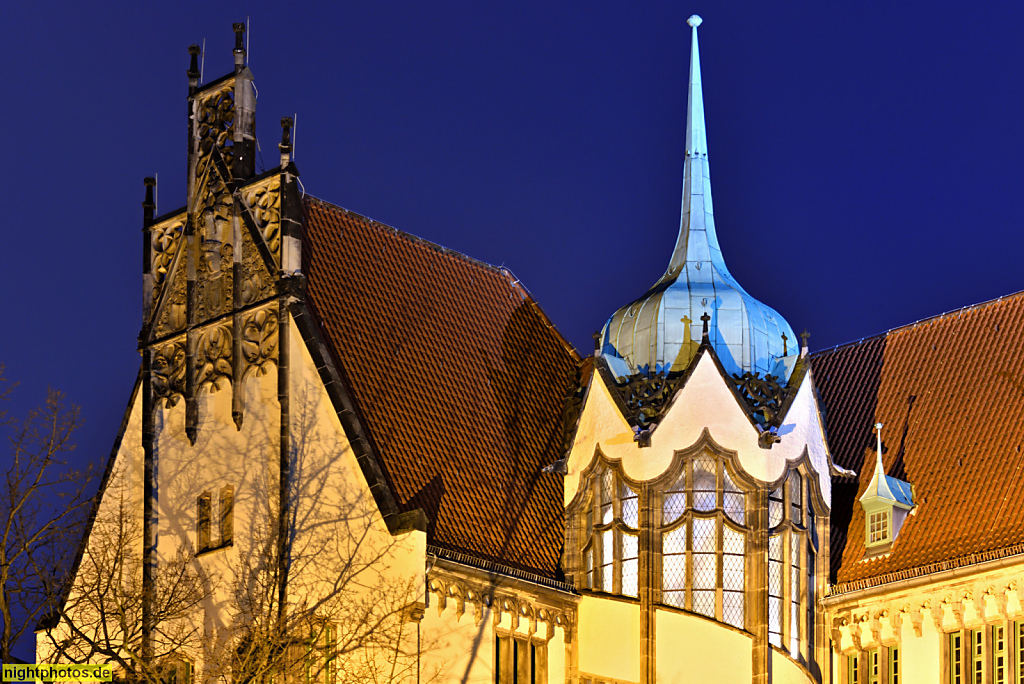 Berlin Mitte Gesundbrunnen Amtsgericht Wedding erbaut 1901-1906 von Rudolf Mönnich und Paul Thoemer im Stil der Neogotik