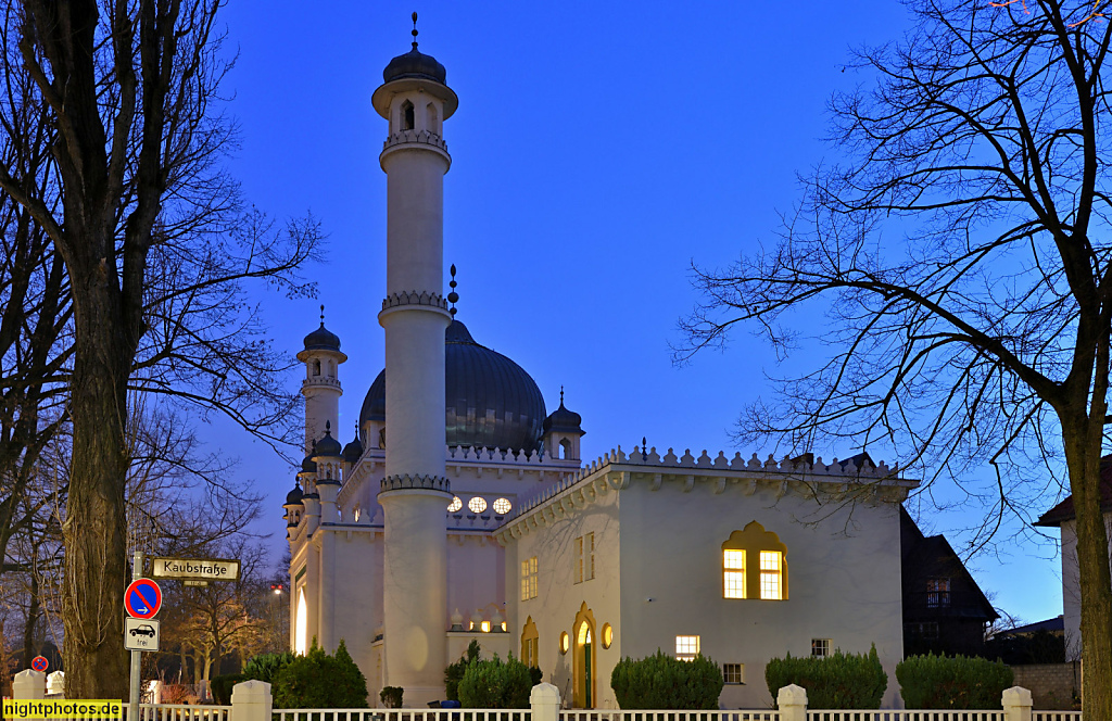 Berlin Wilmersdorf Ahmadyya Moschee erbaut 1924-1928 von Karl Alfred Hermann. Sanierung Aussenbereich 2014-2021 von Architekten D4