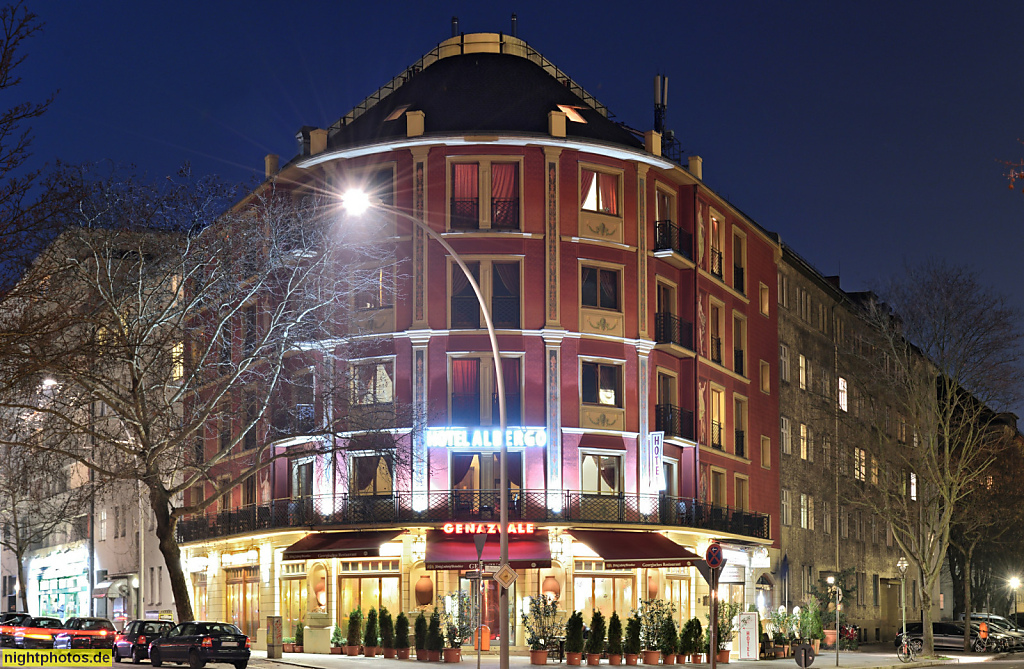 Berlin Wilmersdorf Hotel Albergo mit Restaurant Genazvale am Hohenzollerndamm 33