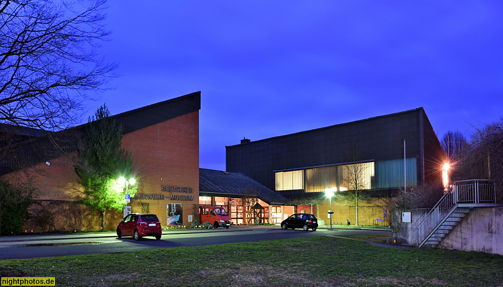 Fulda Feuerwehrmuseum in den Fulda-Auen eröffnet 1963 erweitert 1988