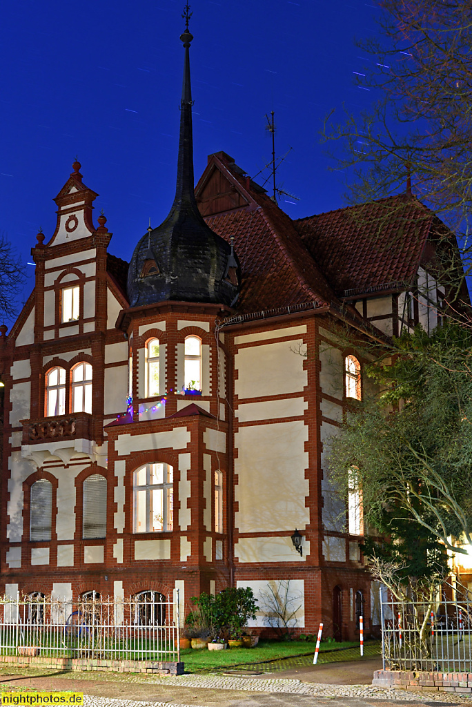 Berlin Lichterfelde Wohnhaus im Kadettenweg 64 erbaut 1891 von Architekt Julius Vogler