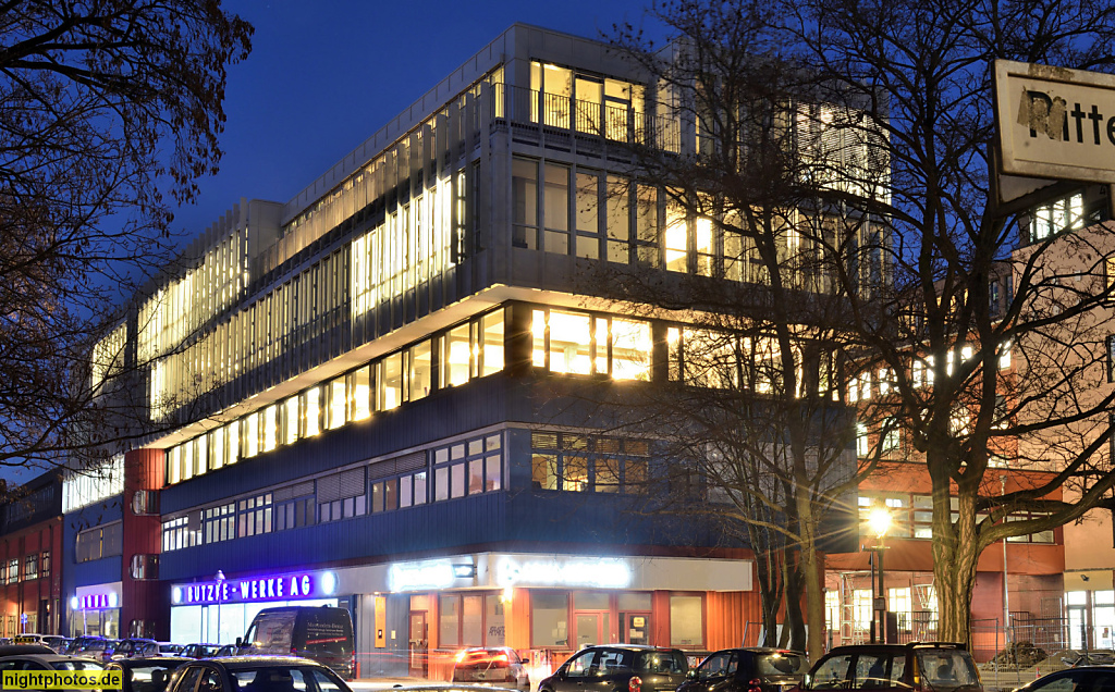 Berlin Kreuzberg AQUA Carré. Bis 1997 Aqua-Butzke-Werke. Erbaut 1893-1898 von Georg Lewy für Armaturenfabrik Bernhard Joseph AG