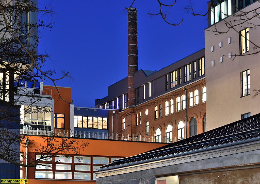 Berlin Kreuzberg AQUA Carré. Bis 1997 Aqua-Butzke-Werke. Erbaut 1893-1898 von Georg Lewy für Armaturenfabrik Bernhard Joseph AG
