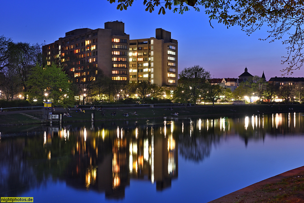 Berlin Kreuzberg Urbankrankenhaus Klinikum am Urban erbaut 1966-1970 von Peter Poelzig
