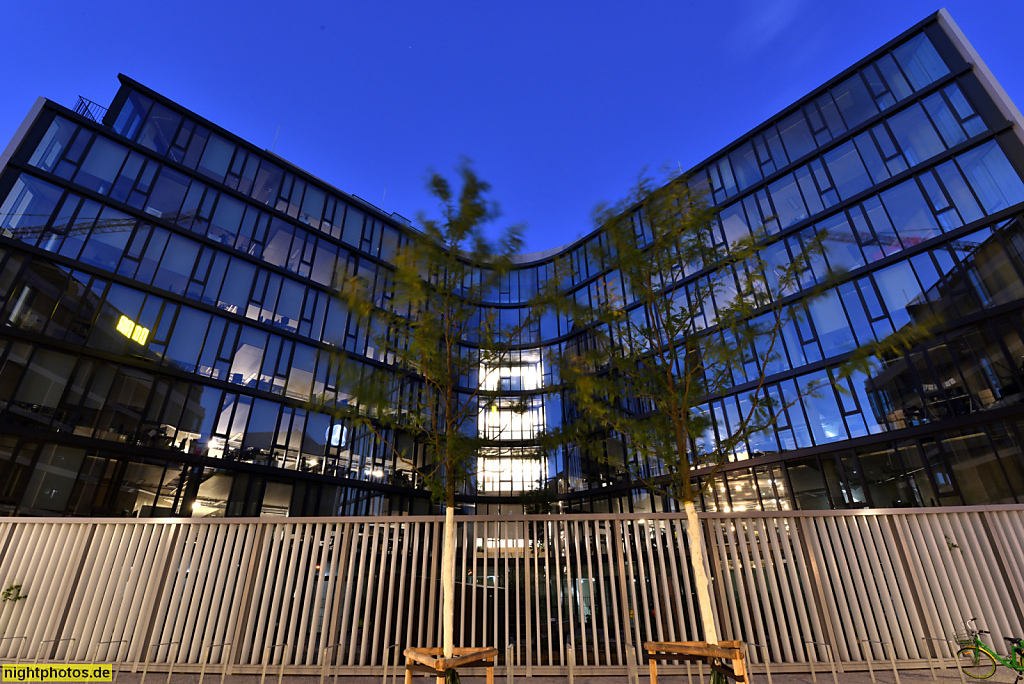 Berlin Friedrichshain Zalando Headquarter erbaut 2016-2019 von Henn Architekten