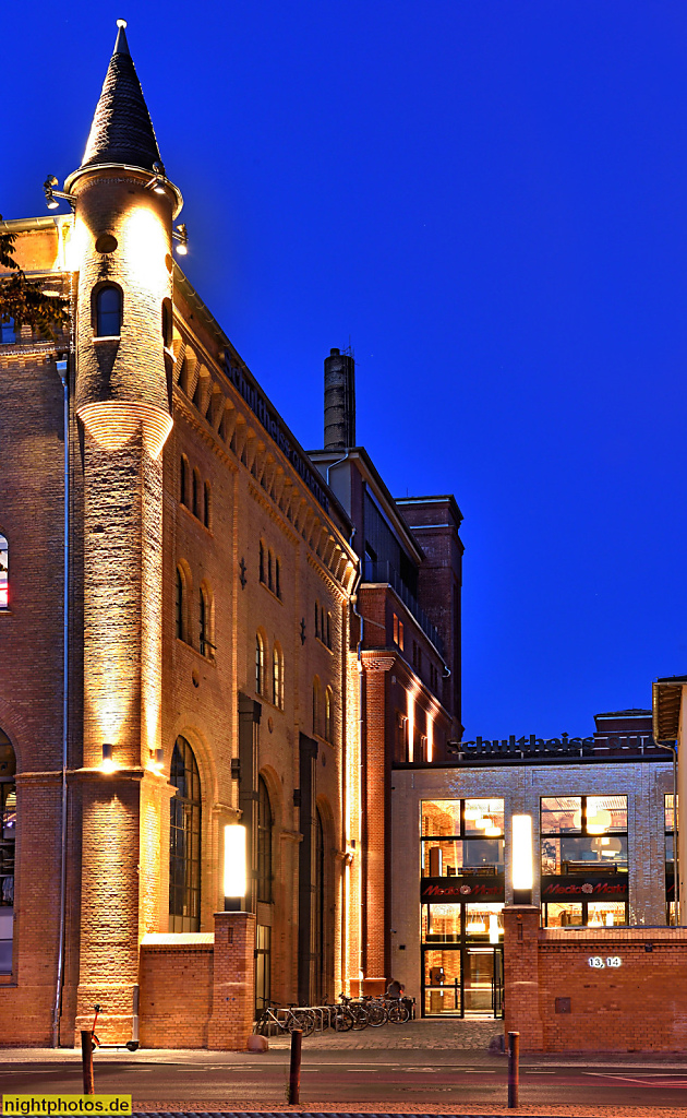 Berlin Moabit Einkaufszentrum erbaut 1871-1904 als Actien-Brauerei-Gesellschaft Moabit von Baumeister Friedrich Koch. Ab 1980 Restaurant und Shopping Mall