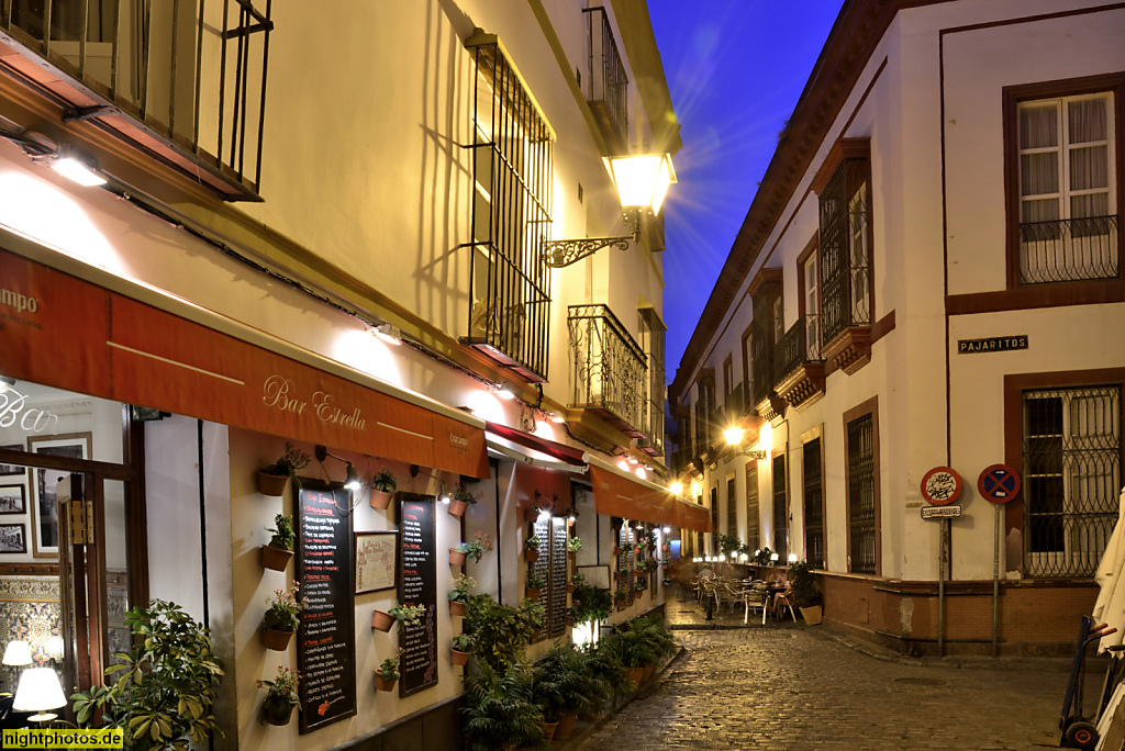 Sevilla Bar Estrella in der Calle Estrella Ecke Calle Pajaritos