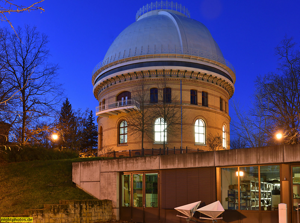 Potsdam Wissenschaftspark Albert Einstein. Grosser Refraktor des Astrophysikalisches Institut (AIP) eröffnet 1899 modernisiert 1953 renoviert 2006. Haus A27