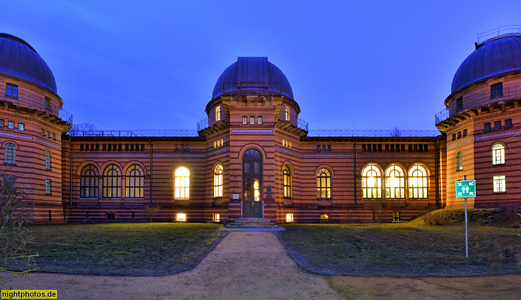 Potsdam Wissenschaftspark Albert Einstein. Michelson-Haus des Astrophysikalischen Instituts (AIP). Eröffnet 1879 als astrophysikalisches Observatorium. Erbaut von Paul Spieker. Haus A31