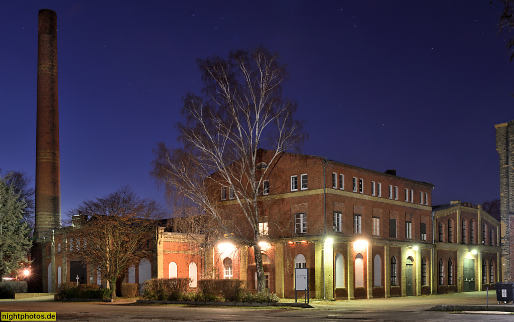 Berlin Spandau Eiswerder Produktionsgebäude und Lagerhallen des ehemaligen Feuerwerkslaboratoriums erbaut 1870-1918 von Paul Taeger