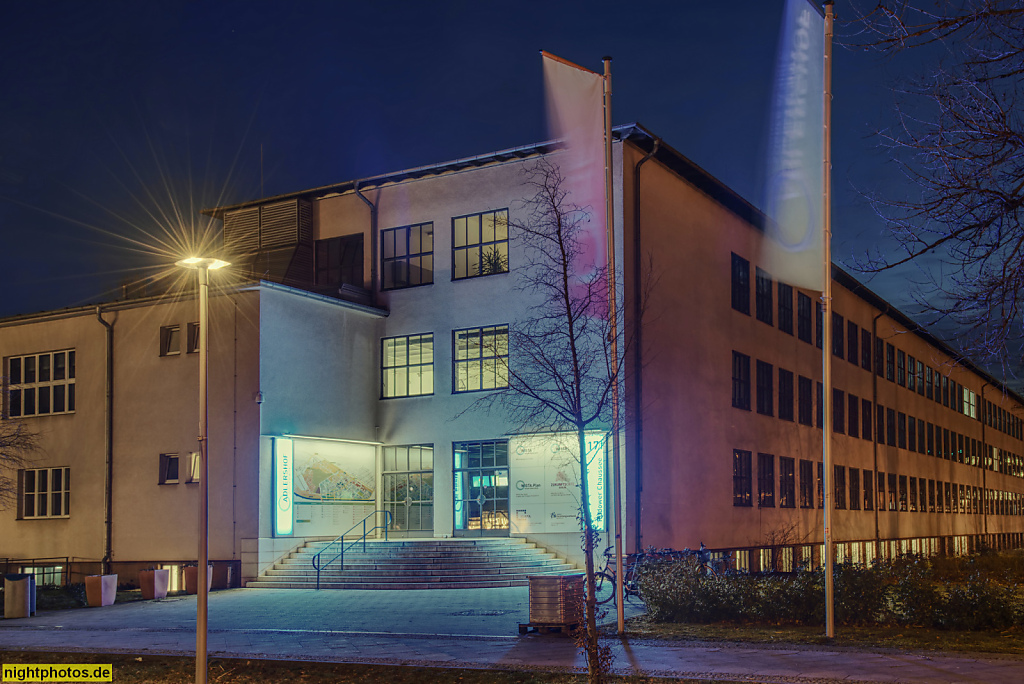 Berlin Adlershof WISTA Hauptgebäude erbaut 1935 von Hermann Brenner und Werner Deutschmann für Deutsche Versuchsanstalt für Luftfahrt (DVL)