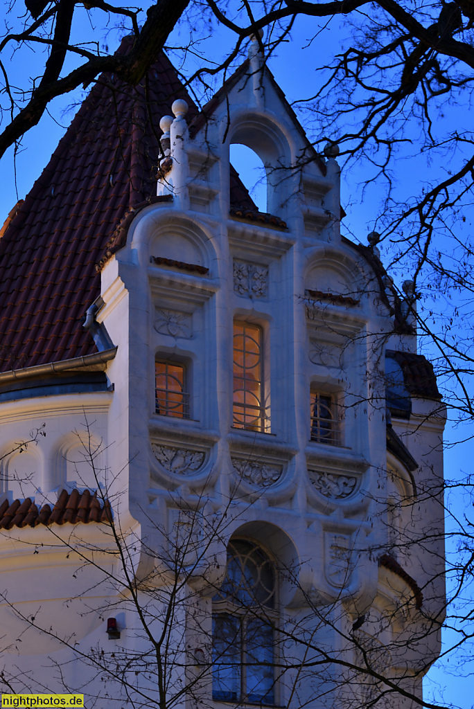 Berlin Grunewald Villa Meyer erbaut 1897-1898 von Arnold Hartmann in gotisierenden Formen in der Toni-Lessler-Strasse