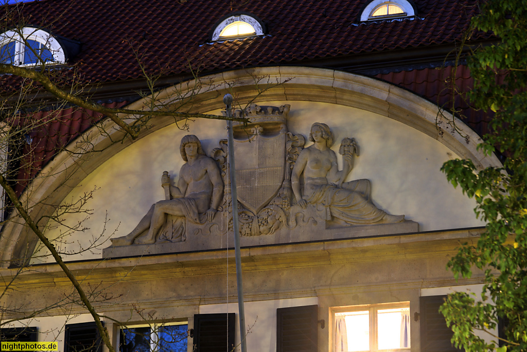 Berlin Grunewald Schlosshotel in der Villa Pannwitz erbaut 1912-1914 von Johann Georg German Bestelmeyer für Hofjustiziar Walter von Pannwitz in der Brahmsstrasse