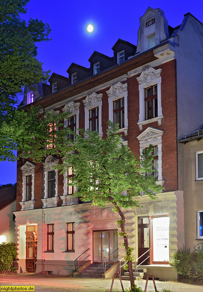 Berlin Lankwitz Mietshaus erbaut 1892-1893 von M Lehfeld in der Mühlenstrasse 3