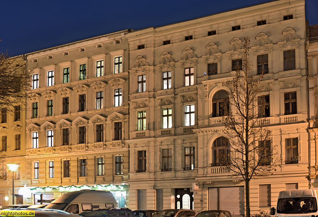 Berlin Rummelsburg Kaskelkiez Victoriastadt. Gründerzeit Mietshaus erbaut 1840 in der Pfarrstrasse 140-142