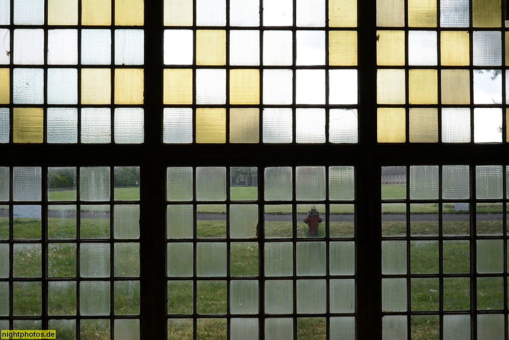 Olympisches Dorf Berlin in Elstal (Gemeinde Wustermark) für die Olympiade erbaut 1934-1936 von Werner und Walter March. Turnhalle