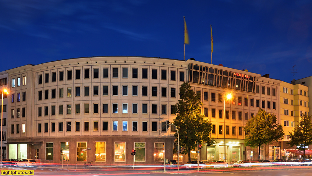 Berlin Wilmersdorf Haus der Deutschen Klassenlotterie erbaut 1954-1956 von Döhring. Brandenburgische Strasse 36. Nachkriegsmoderne