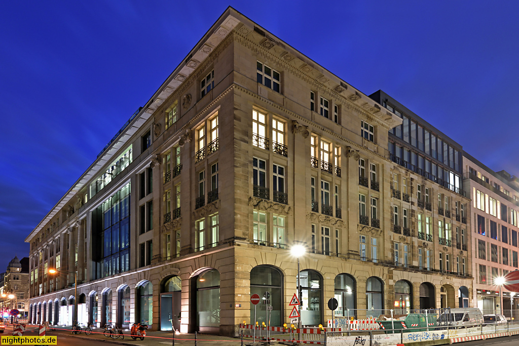 Berlin Mitte Büro-und Geschäftshaus Römerhof erbaut 1910-1911 von Kurt Berndt und A. F. M. Lange