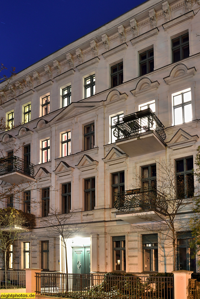 Berlin Pankow. Mietshaus Altbau Gründerzeit erbaut um 1900. Görschstrasse 4