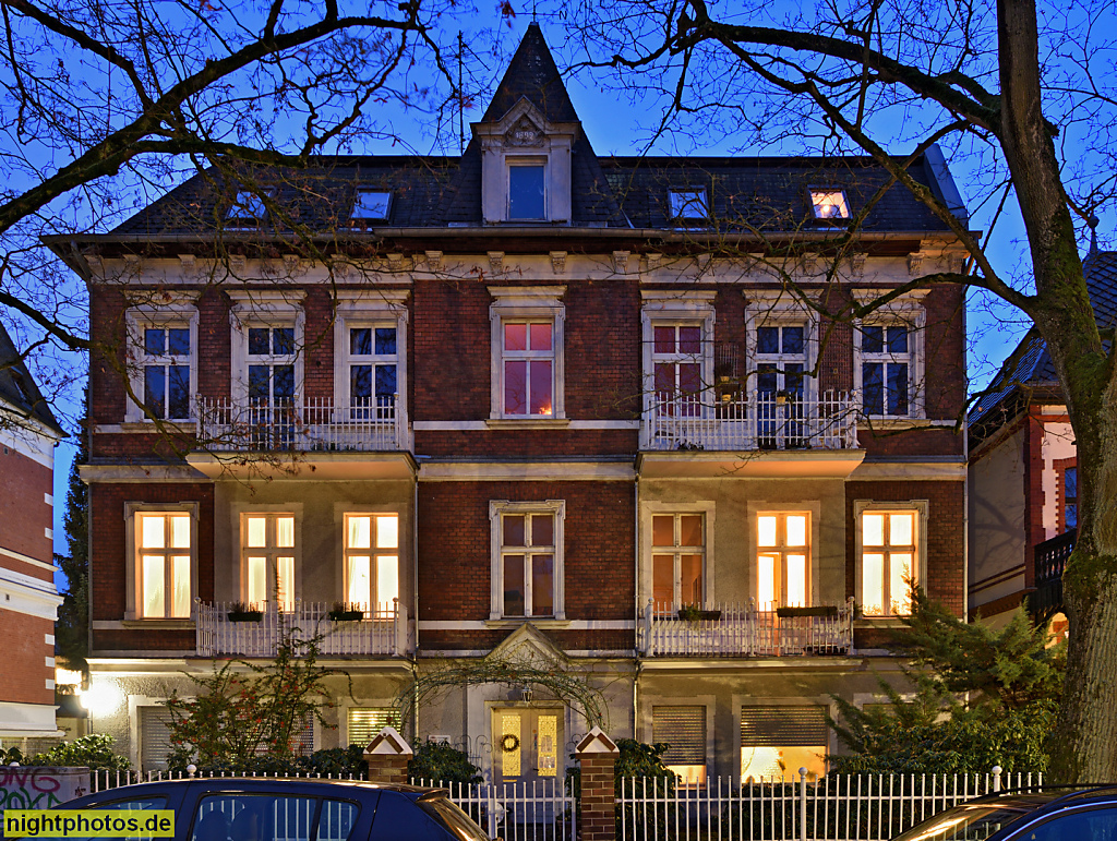 Berlin Hermsdorf. Mietshaus erbaut 1892 Wachsmuthstrasse 8