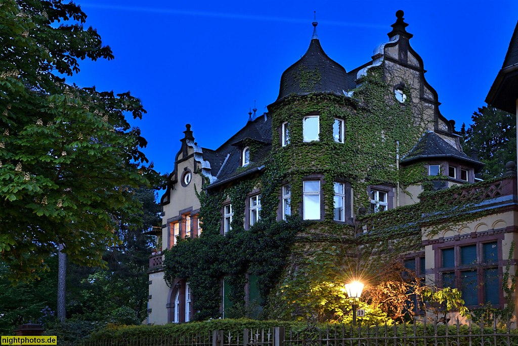 Berlin Grunewald. Villa Arons. Erbaut 1890-1891 von Hermann Solf. Bismarckallee 10