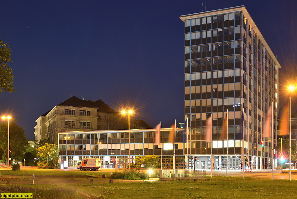 Berlin Charlottenburg. Centre for Entrepreneurship CfE im Kreuer-Hochhaus. Erbaut 1954-1959 von Willy Kreuer als Institut für Bergbau und Hüttenwesen der TU. Umbau 2019 von fatkoehl Architekten. Ernst-Reuter-Platz 1