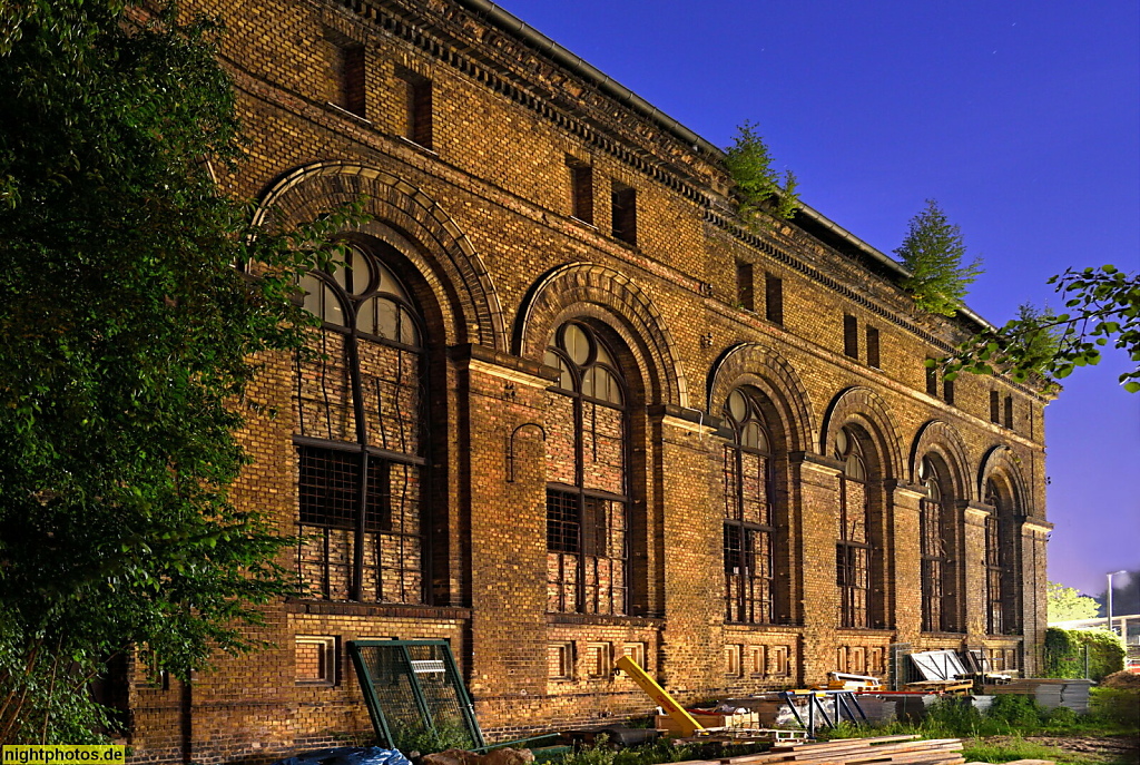 Berlin Spandau Stresow. Ehemalige Geschützgiesserei. Werkhalle 2 erbaut 1914-1915. Schürstrasse
