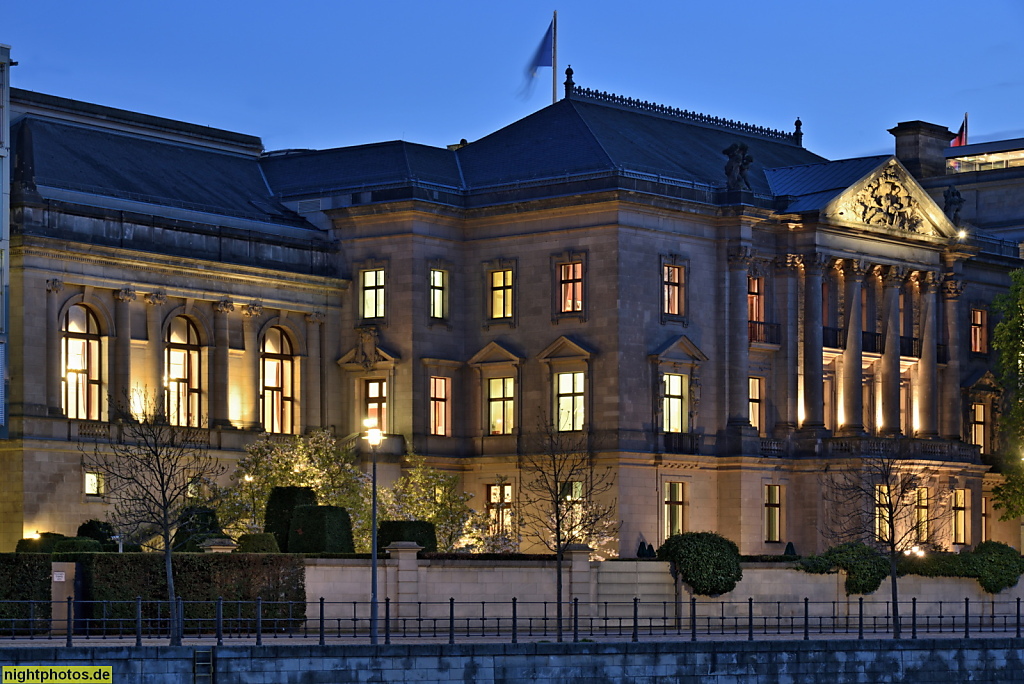 Berlin Regierungsviertel. Sitz der Deutschen Parlamentarischen Gesellschaft seit 1999 erbaut 1899-1904 von Paul Wallot im Stil der Neorenaissance. Restauriert 1997-1999 vom Architektenbüro Thomas van den Valentyn