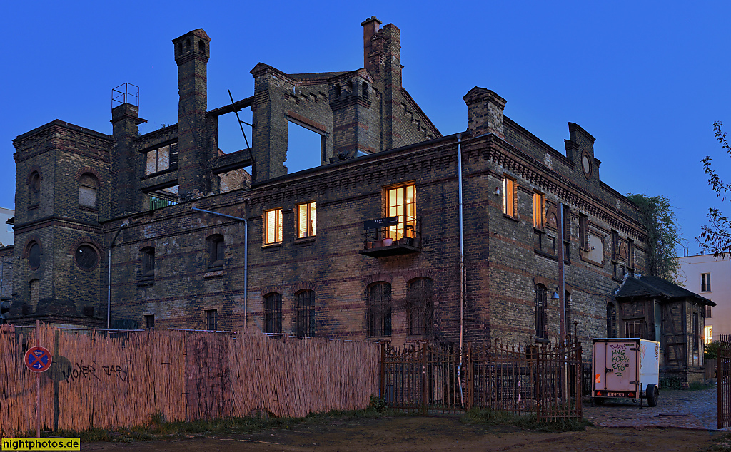 Berlin Prenzlauer Berg. Musikbrauerei Event location. Erbaut 1892-1893 von Arthur Rohmer als Schneiders Brauerei. Greifswalder Strasse. Am Schweizer Garten 82-84
