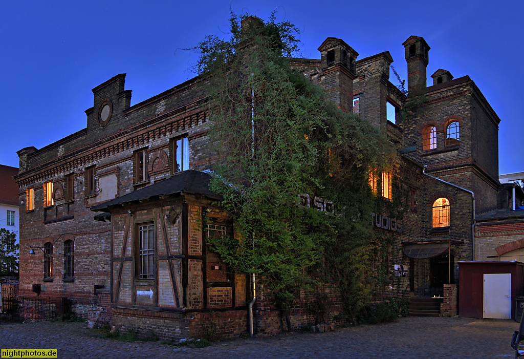 Berlin Prenzlauer Berg. Musikbrauerei Event location. Erbaut 1892-1893 von Arthur Rohmer als Schneiders Brauerei. Greifswalder Strasse. Am Schweizer Garten 82-84