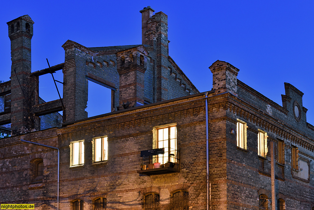 Berlin Prenzlauer Berg. Musikbrauerei Event location. Erbaut 1892-1893 von Arthur Rohmer als Schneiders Brauerei. Greifswalder Strasse. Am Schweizer Garten 82-84