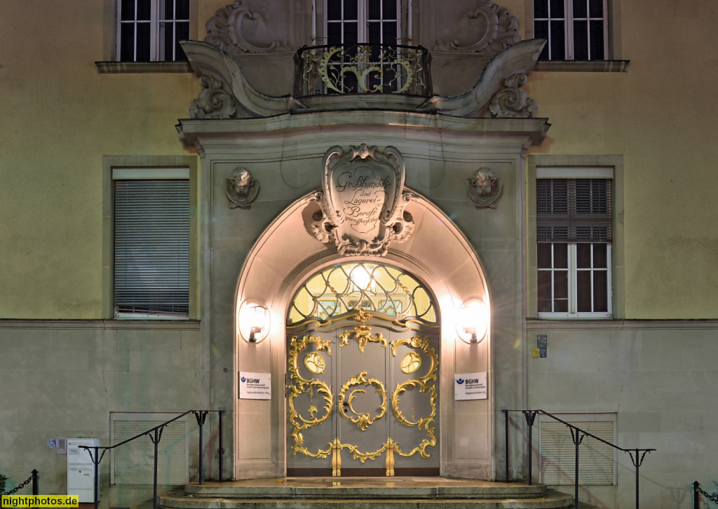 Berlin Wilmersdorf. BGHW Berufsgenossenschaft Handel und Warenlogistik. Erbaut 1925-1926 von Otto Walter und Paulus und Paulus für Großhandels- und Lagerei-Berufsgenossenschaft. Bundesallee 57-58