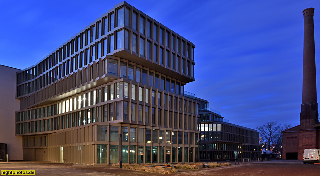 Berlin Mitte. Eiswerk. Co-Working Spaces von Techspace. Neubau 2017-2022 von Graft Architekten