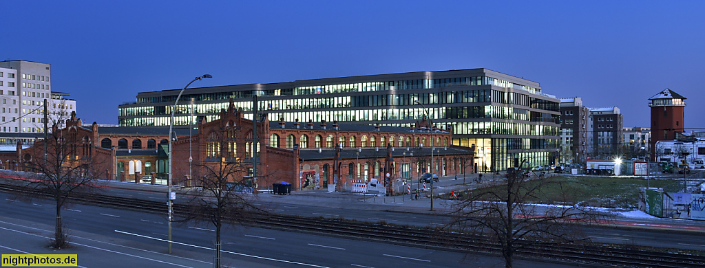 Berlin Prenzlauer Berg. Dstrct Gewerbeareal. Erbaut 1877-1883 von Hermann Blankenstein als Rinderstall im Zentralvieh- und Schlachthof. Saniert 2022 von Gewers Pudewill. Landsberger Allee 104