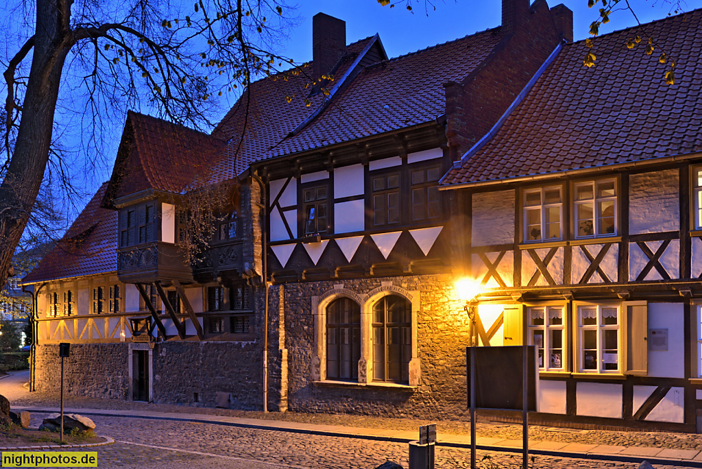 Wernigerode. Gadenstedtsches Haus. Erbaut 1582 von Dietrich von Gadenstedt auf Mauern der ehemaligen Schnakenburg. Erker in Hochrenaissance. Oberpfarrkirchhof 13