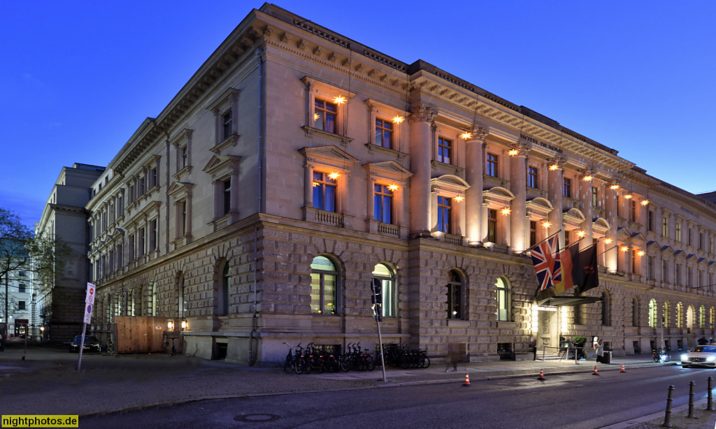 Berlin Mitte. Rocco Forte Hotel de Rome. Erbaut 1887-1889 als Hauptsitz der Dresdner Bank von Ludwig Heim. Stil der italienischen Renaissance. Behrenstrasse 37