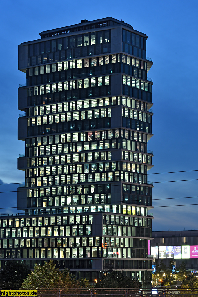 Berlin Friedrichshain. Zalando. Bürohochhaus Stream Tower erbaut 2019-2022 von Gewers Pudewill. Tamara-Danz-Strasse