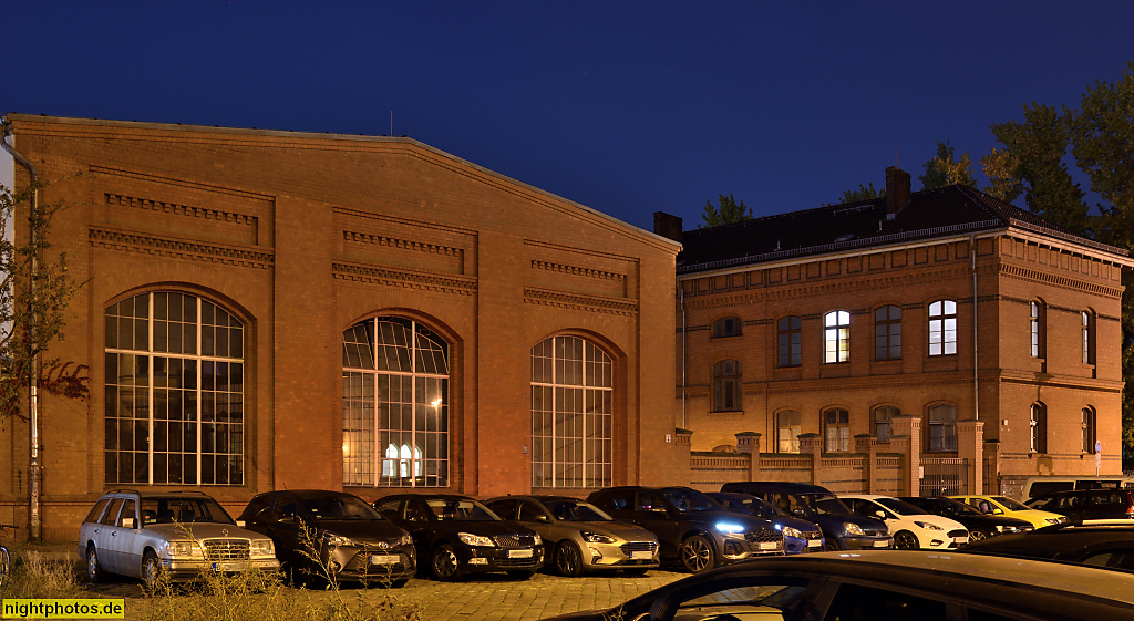 Berlin Friedrichshain. Kanalbetriebsstelle. Erbaut 1889-1890 von Richard Tettenborn und Karl Meier als Pumpstation Radialsystem XII. Rudolfstrasse 15