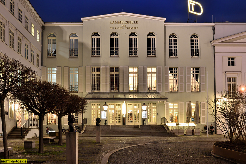 Berlin Mitte. Kammerspiele des Deutschen Theaters. Neoklassizistisch. Erbaut 1849-1850 von Eduard Titz für Friedrich Wilhelm Deichmann als Friedrich-Wilhelm-Städtisches Theater. Schumannstrasse 14