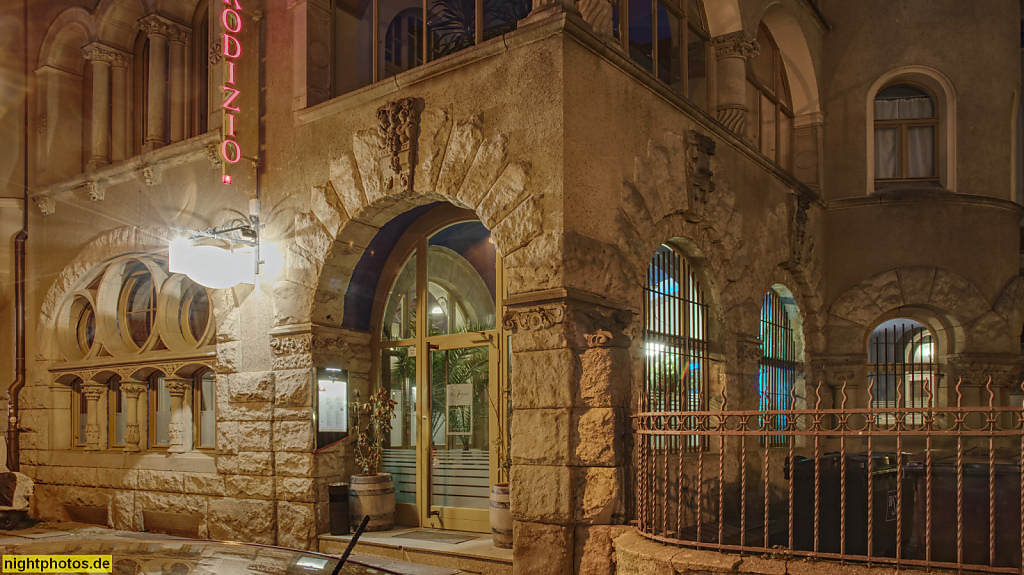 Berlin Prenzlauer Berg. Villa Groterjahn. Erbaut 1905-1907 von den Architekten Georg Rathenau und Friedrich August Hartmann. Neoromanisch. Milastrasse 2