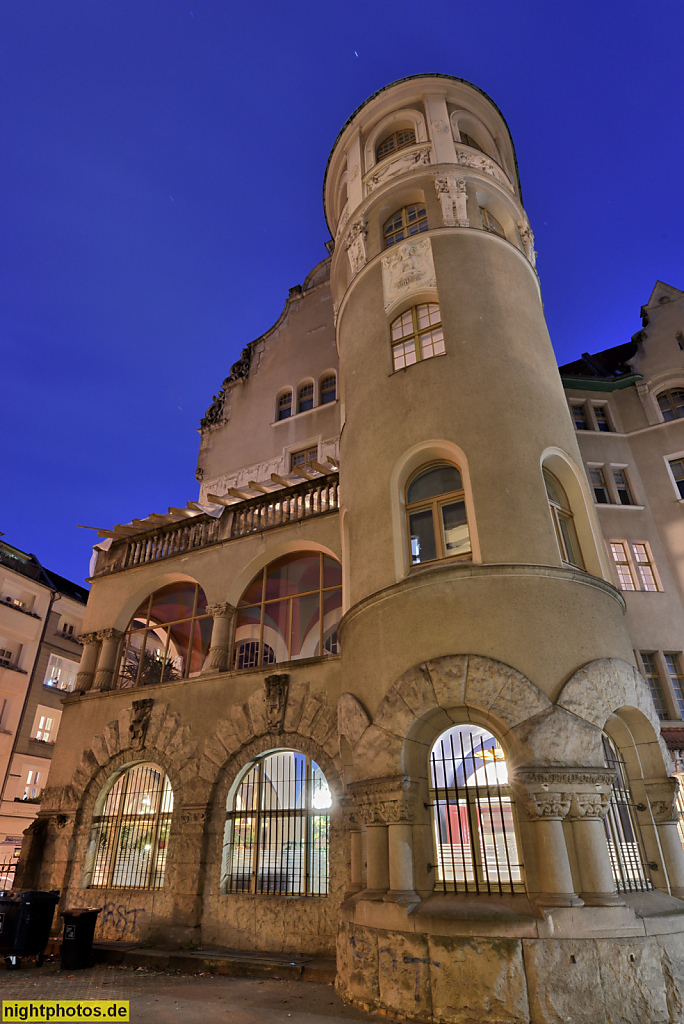 Berlin Prenzlauer Berg. Villa Groterjahn. Erbaut 1905-1907 von den Architekten Georg Rathenau und Friedrich August Hartmann. Neoromanisch. Milastrasse 2