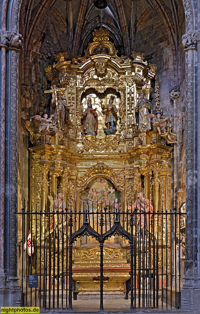Girona. Catedral de Girona. Romanisch erbaut 1010-1038 für Bischof Pere Roger. Peter I. von Carcassonne. Kapelle im Chorumgang