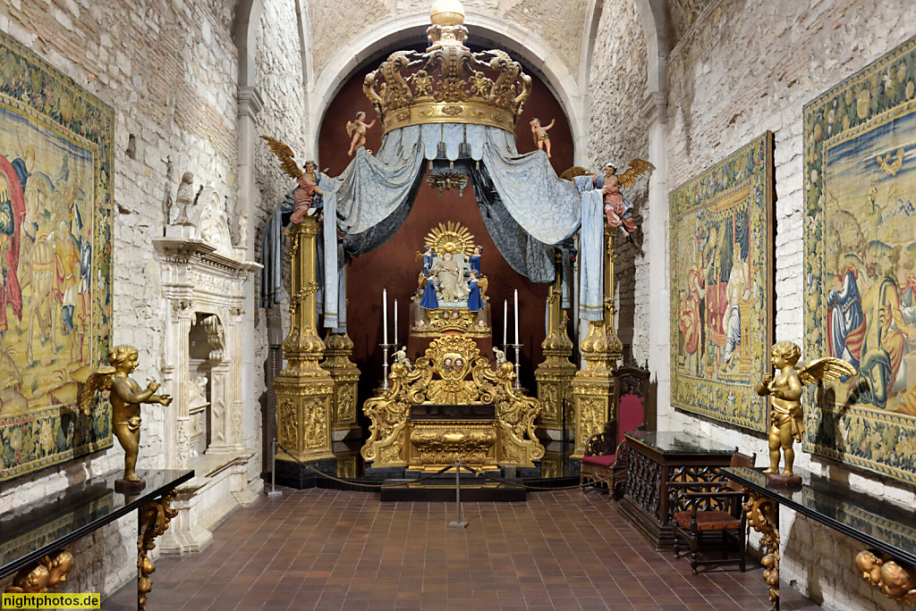 Girona. Catedral de Girona. Romanisch erbaut 1010-1038 für Bischof Pere Roger. Peter I. von Carcassonne. Capella de Sant Jordi i Sant Dalmau