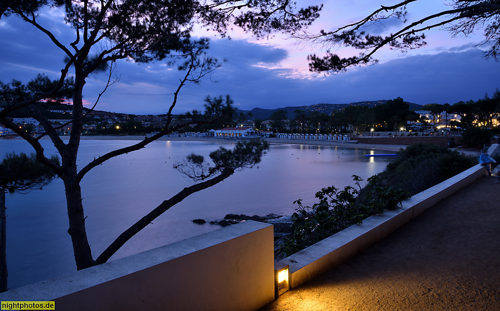 Platja d'Aro. Ortsteil s'Agaro. Cala de Sant Pol. Cami de Ronda de Josep Ensesa i Gunert
