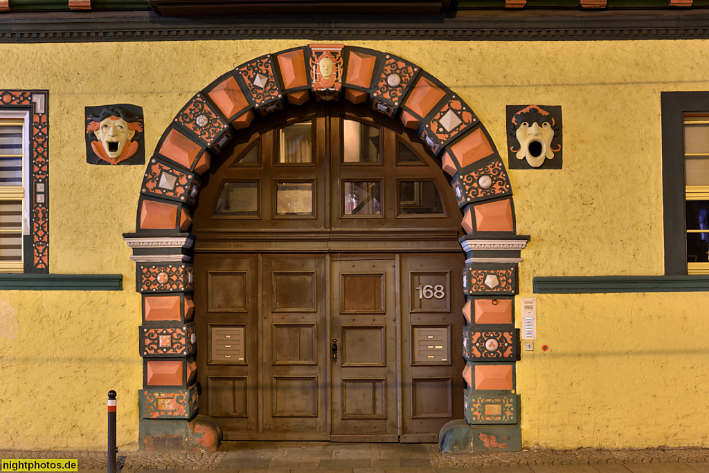 Erfurt. 'Haus zum Mohrenkopf'. Erbaut 1607 in Spätrenaissance für Patrizier Milwitz. Johannesstrasse 168. Portal