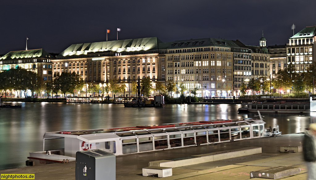 Hamburg. Hapag-Lloyd-Haus erbaut ab 1900 von Haller und Geißler, Fritz Höger, Elingius und Schramm. Ballindamm 25 an der Binnenalster